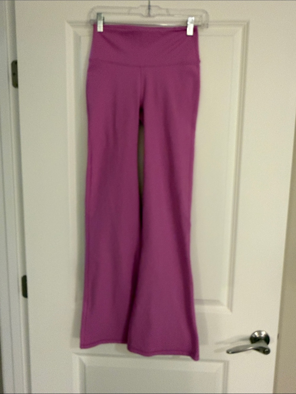 Fuchsia Fabletics Flared Yoga Pants